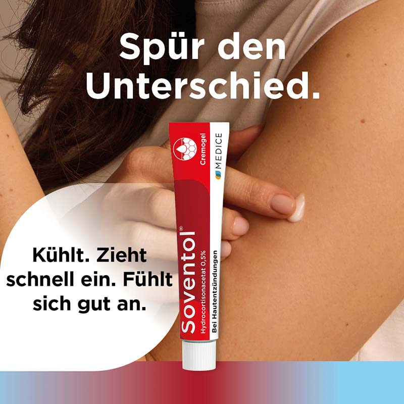 Soventol HydroCortisonACETAT 0,5% bei Hautentzündungen 15 g Creme