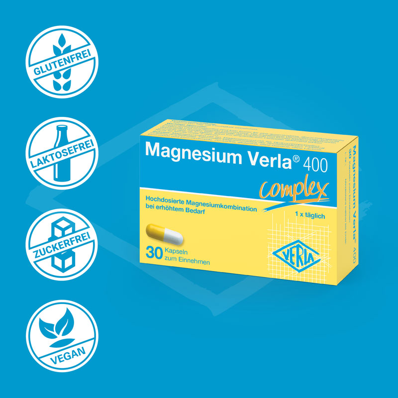 Magnesium Verla 400 complex 30 St Kapseln