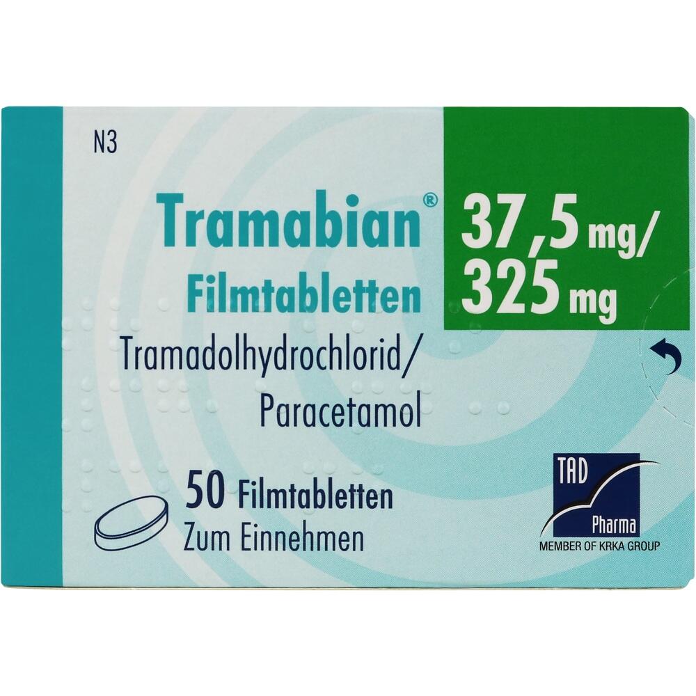Tramabian 37,5mg/325mg 50 St Filmtabletten