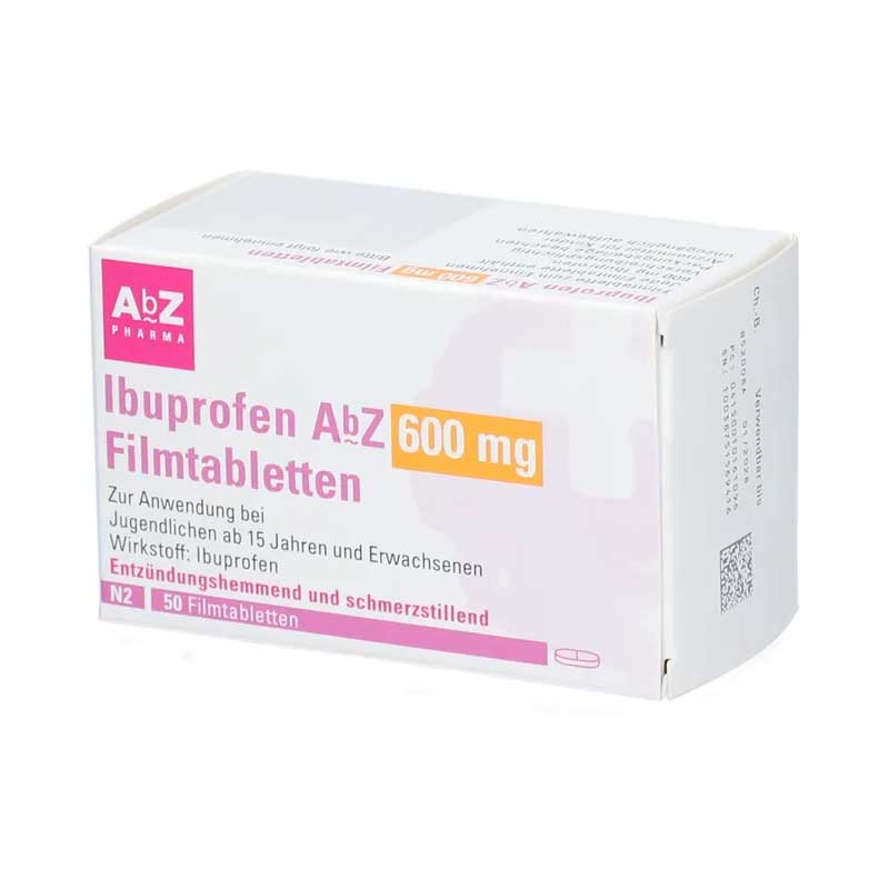 Ibuprofen AbZ 600mg 50 St Filmtabletten