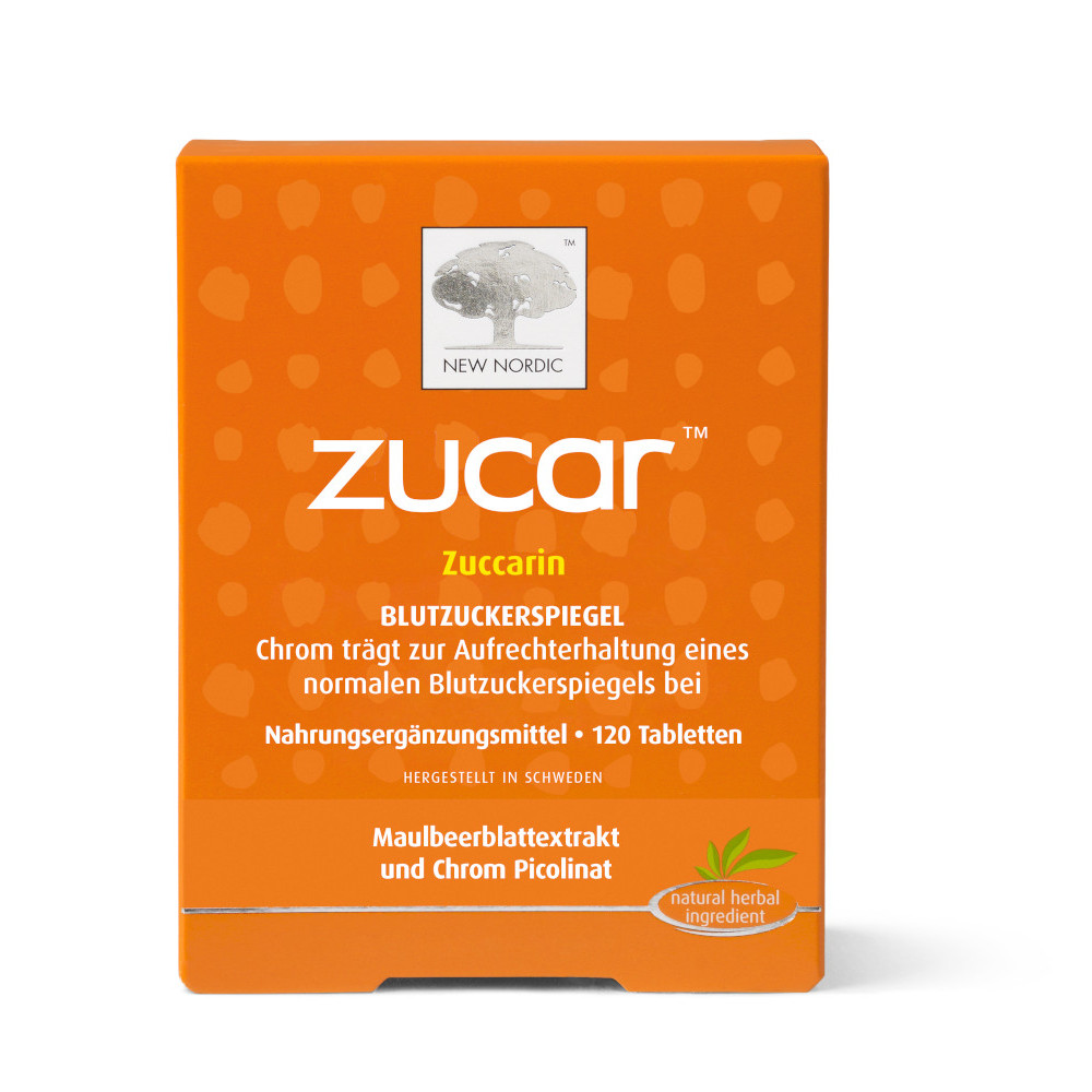 NEW NORDIC zucar Zuccarin 120 St Tabletten