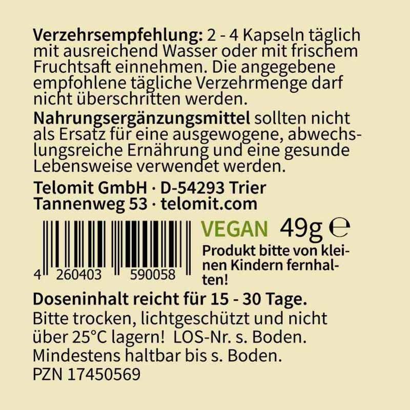 telomit Schwefelgold nach Dr. Probst 60 St Kapseln