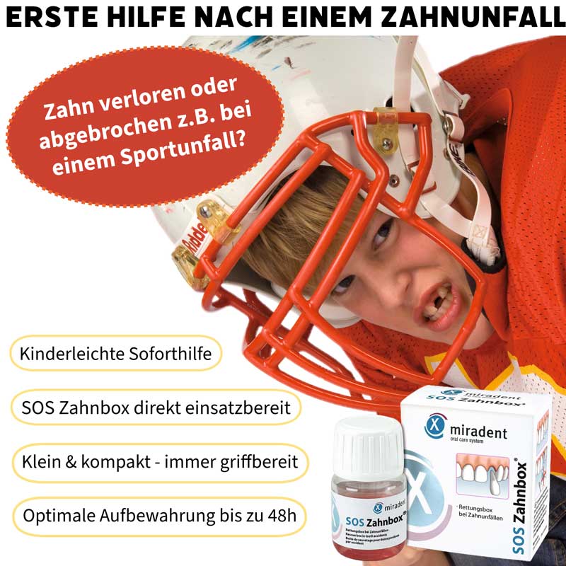 miradent SOS Zahnbox 1 St Lösung