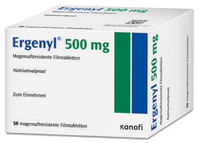 Ergenyl 500mg Filmtabletten 50 St Filmtabletten magensaftresistent