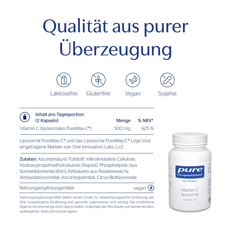 pure encapsulations Vitamin C liposomal PureWay-C 60 St Kapseln