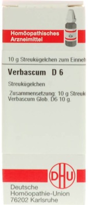 VERBASCUM D 6 Globuli 10 g Globuli