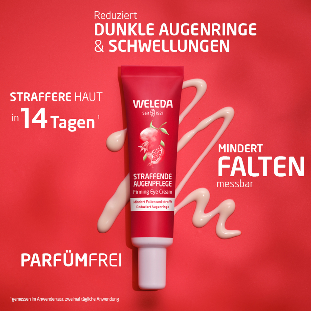 Weleda Straffende Augenpflege Granatapfel & Maca-Peptide 12 ml Augencreme