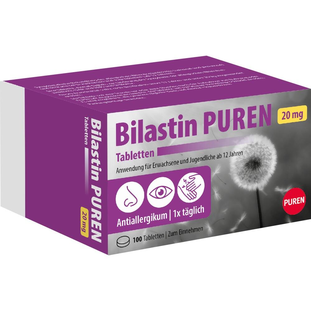 Bilastin PUREN 20 mg 100 St Tabletten
