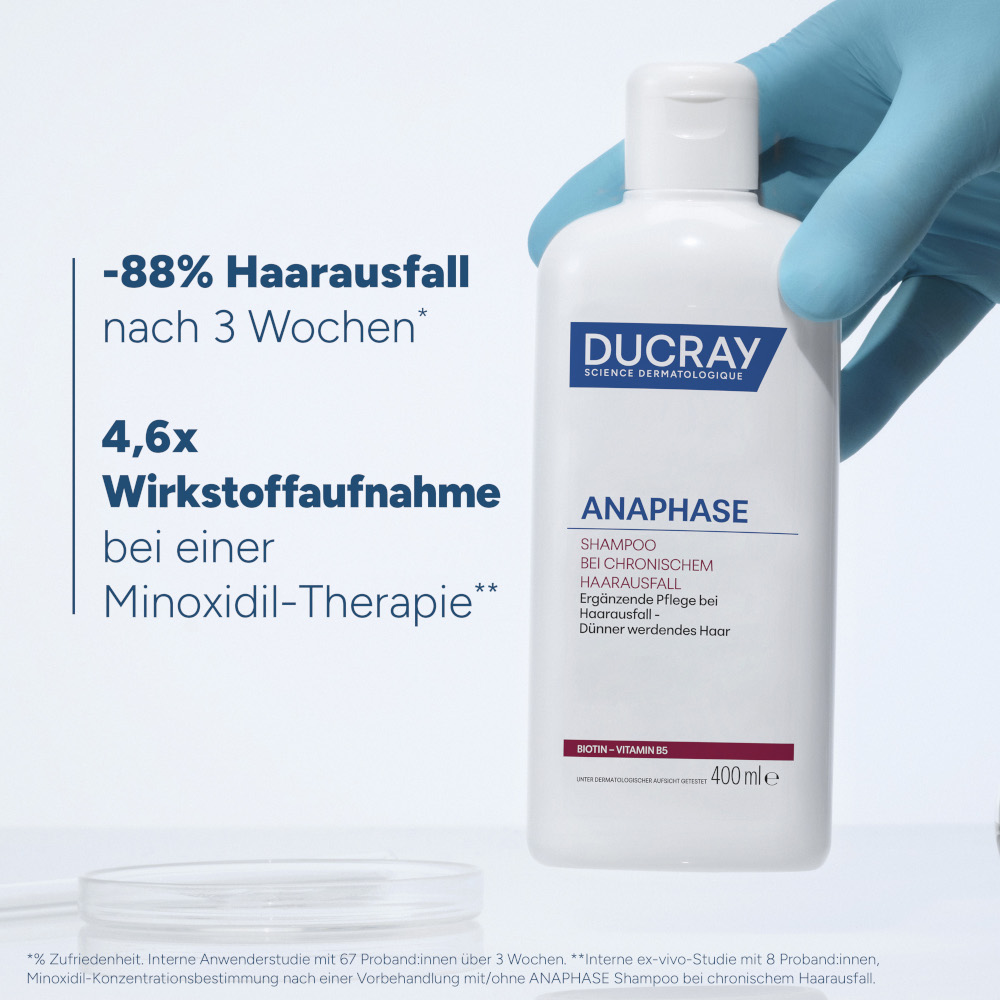 DUCRAY ANAPHASE SHAMPOO BEI CHRONISCHEM HAARAUSFALL 400 ml Shampoo
