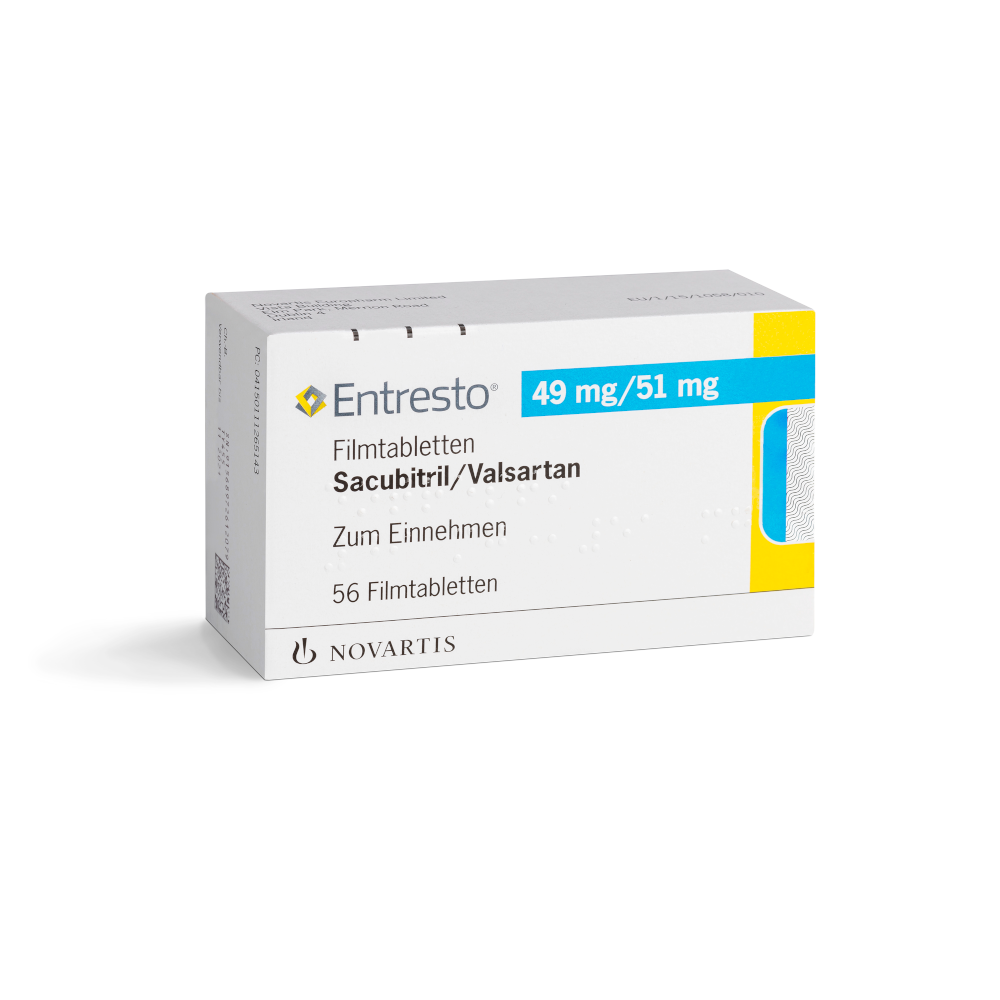 Entresto 49mg/51mg 56 St Filmtabletten