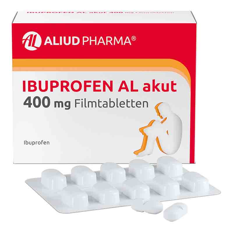 Ibuprofen AL akut 400 mg Filmtabletten bei akuten Schmerzen