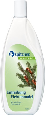 SPITZNER Massage Einreibung Fichtennadel 1000 ml Einreibung