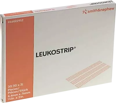 LEUKOSTRIP Wundnahtstreifen 6,4x76 mm 10X3 St Pflaster