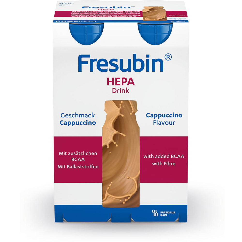 Fresubin hepa Trinknahrung Cappuccino 6X4X200 ml Lösung