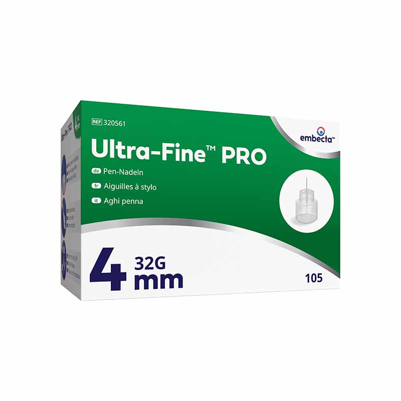 Ultra-Fine PRO Pen-Nadeln 0,23x4 mm 32 G 105 St Kanüle