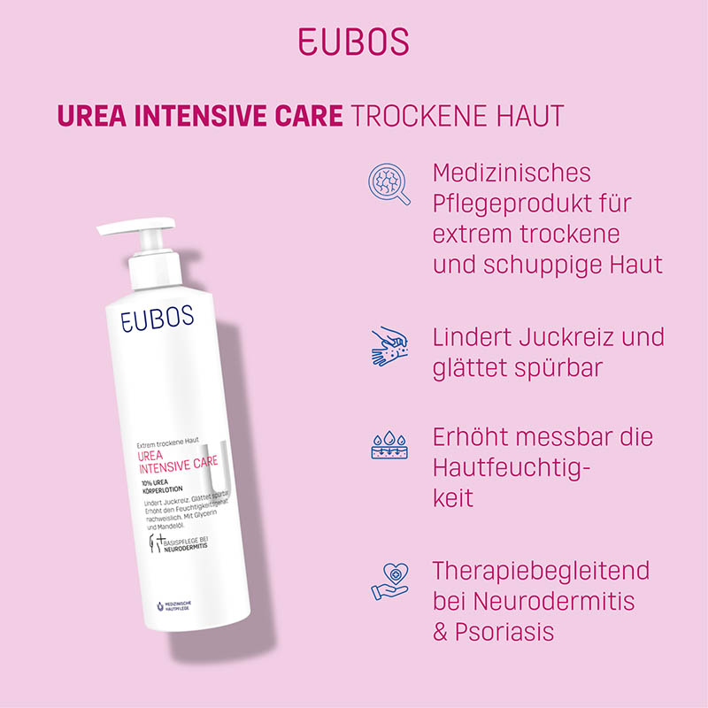 EUBOS UREA 10% KÖRPERLOTION SPENDER 400 ml Lotion