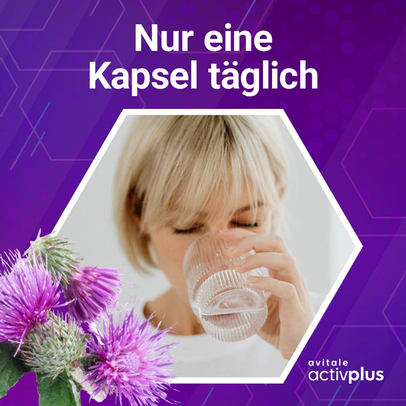 avitale ACTIVPLUS MARIENDISTEL + ARTISCHOCKE + LÖWENZAHN 120 St Kapseln