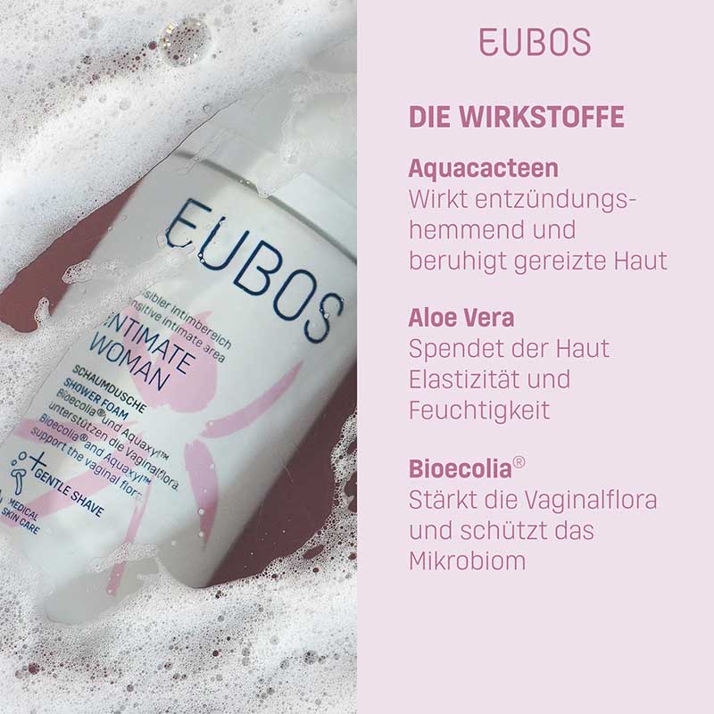 EUBOS INTIMATE WOMEN SCHAUMDUSCHE 100 ml Schaum