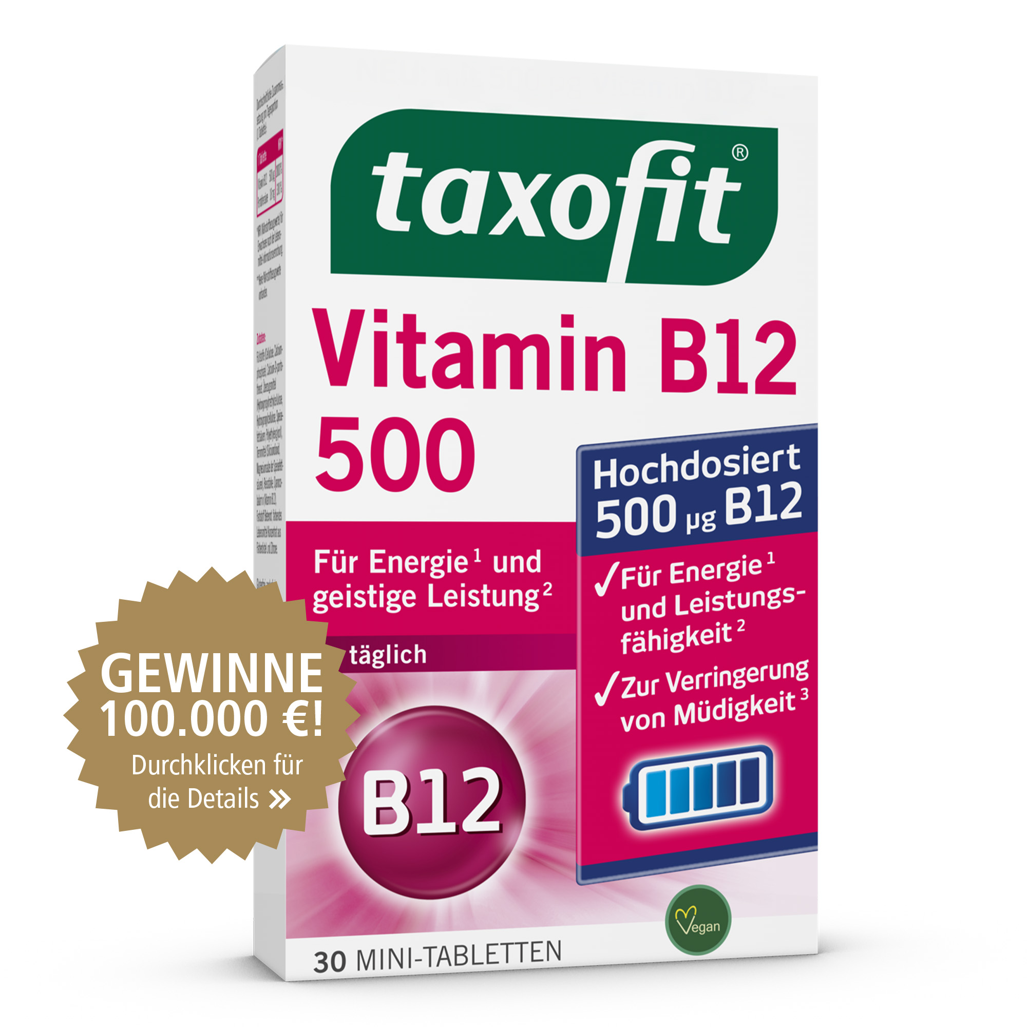 taxofit Vitamin B12 500  30 St Tabletten