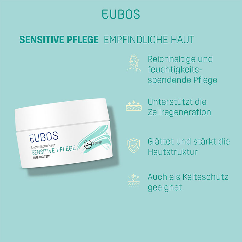 EUBOS SENSITIVE Aufbaucreme Nachtpflege 50 ml Creme