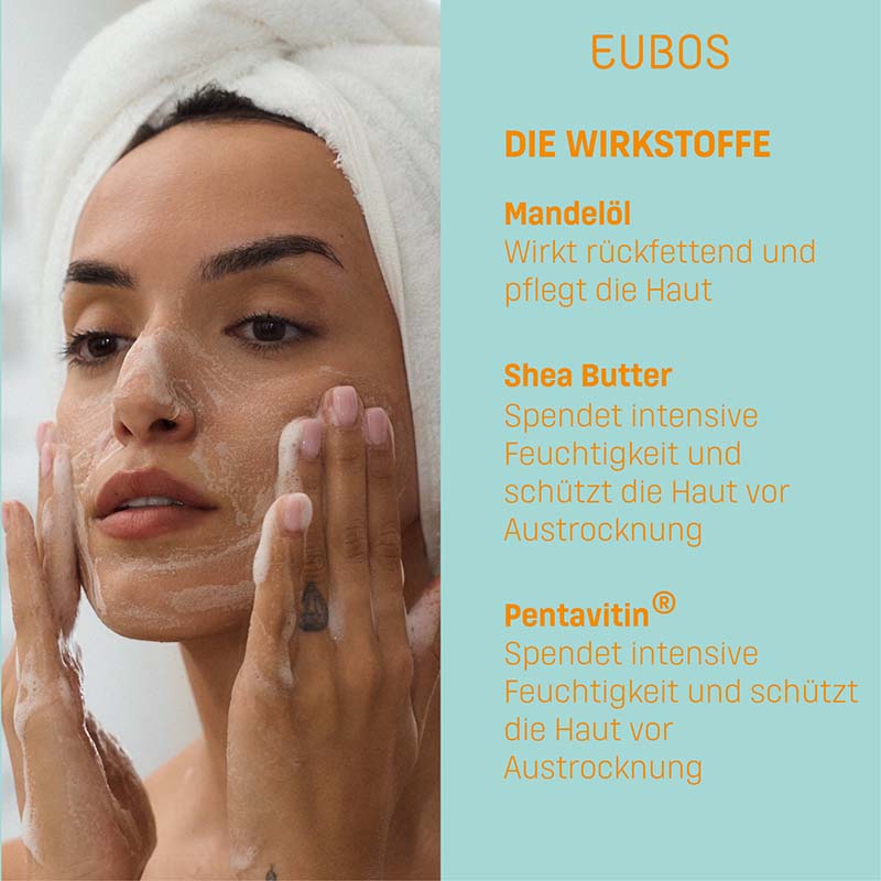 EUBOS DAILY RAY PROTECT FACE CARE 2in1 200 ml Milch