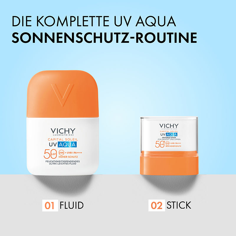 VICHY CAPITAL SOLEIL UV AQUA INVISIBLE STICK LSF 50+ 9 g Stifte