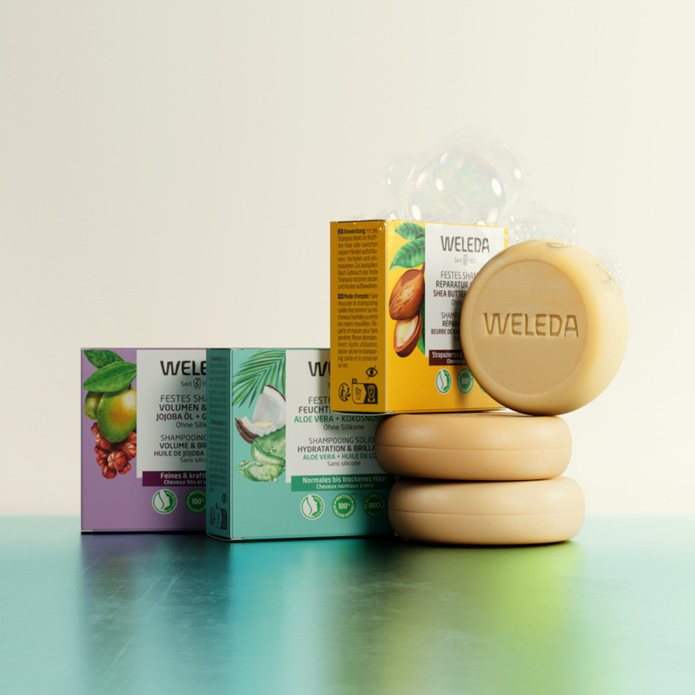 WELEDA FESTES SHAMPOO VOLUMEN & GLANZ 50 g Shampoo