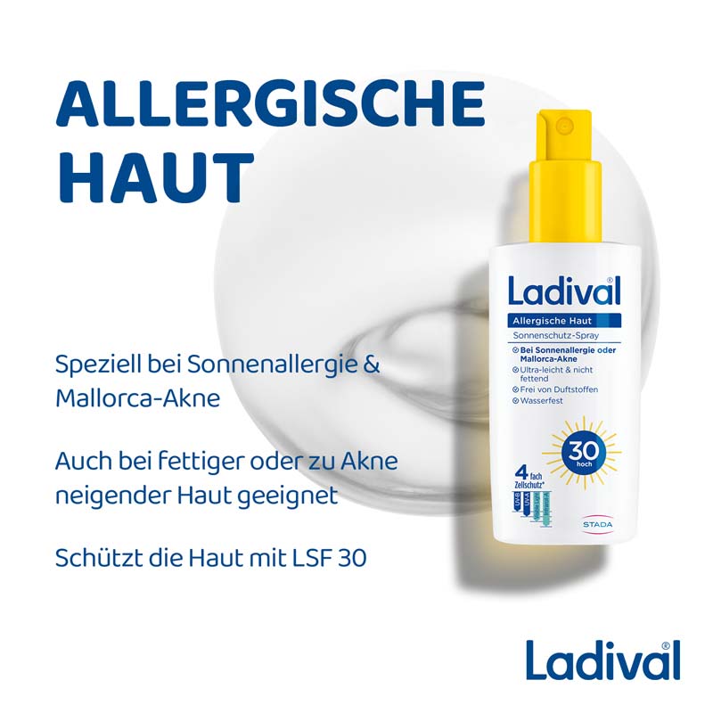 Ladival Allergische Haut Sonnenschutz-Spray LSF 30 150 ml Spray