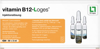vitamin B12-Loges Injektionslösung 50X2 ml Injektionslösung