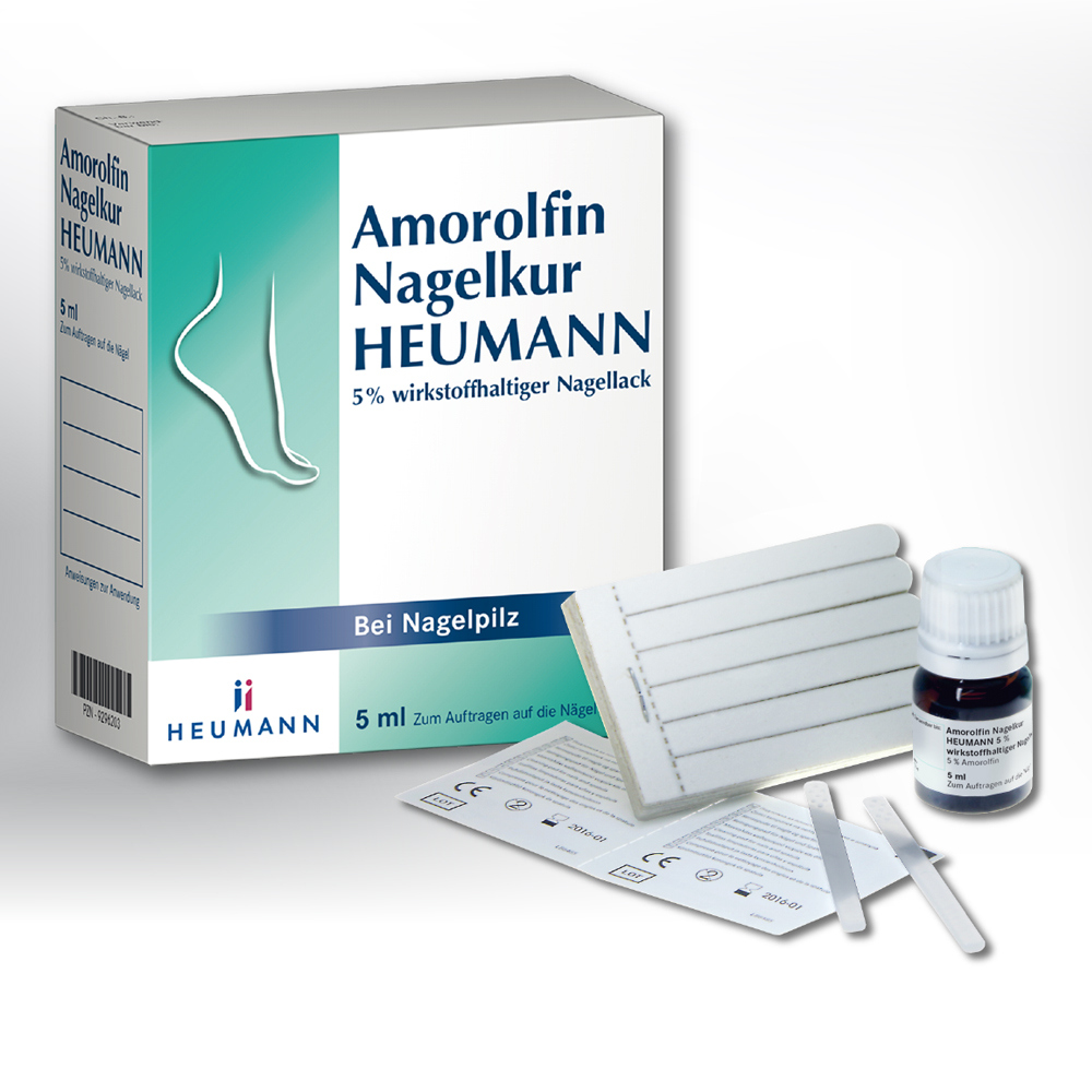 Amorolfin Nagelkur HEUMANN 5 ml Wirkstoffhaltiger Nagellack