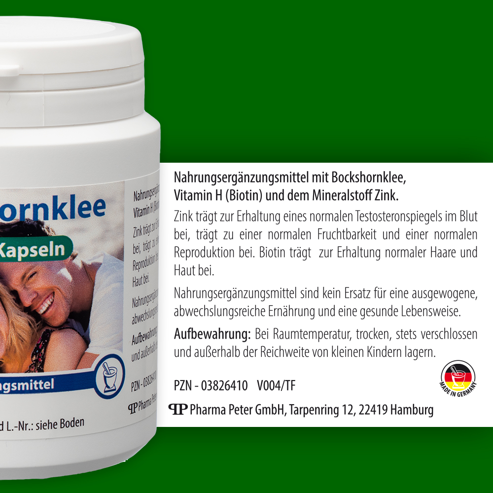 BOCKSHORNKLEE+Zink Kapseln 120 St Kapseln