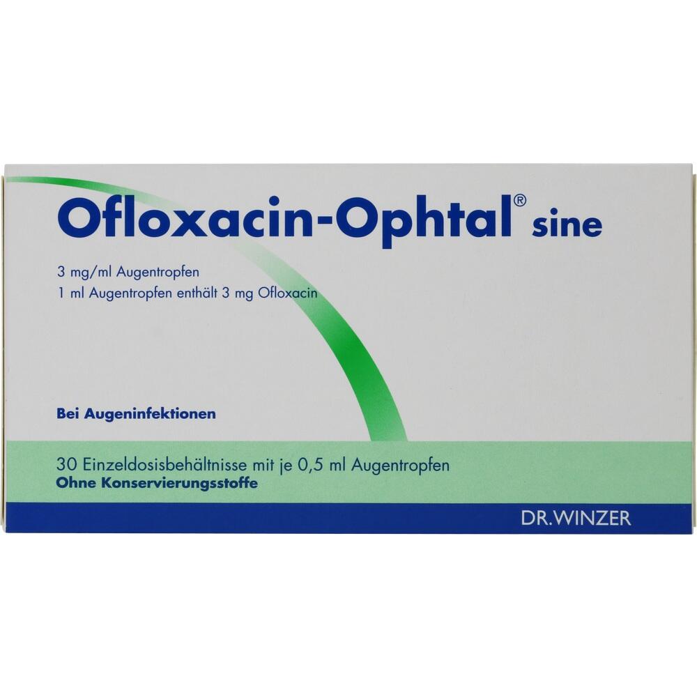 OFLOXACIN-Ophtal sine 3 mg/ml Augentropfen 30X0.5 ml Augentropfen