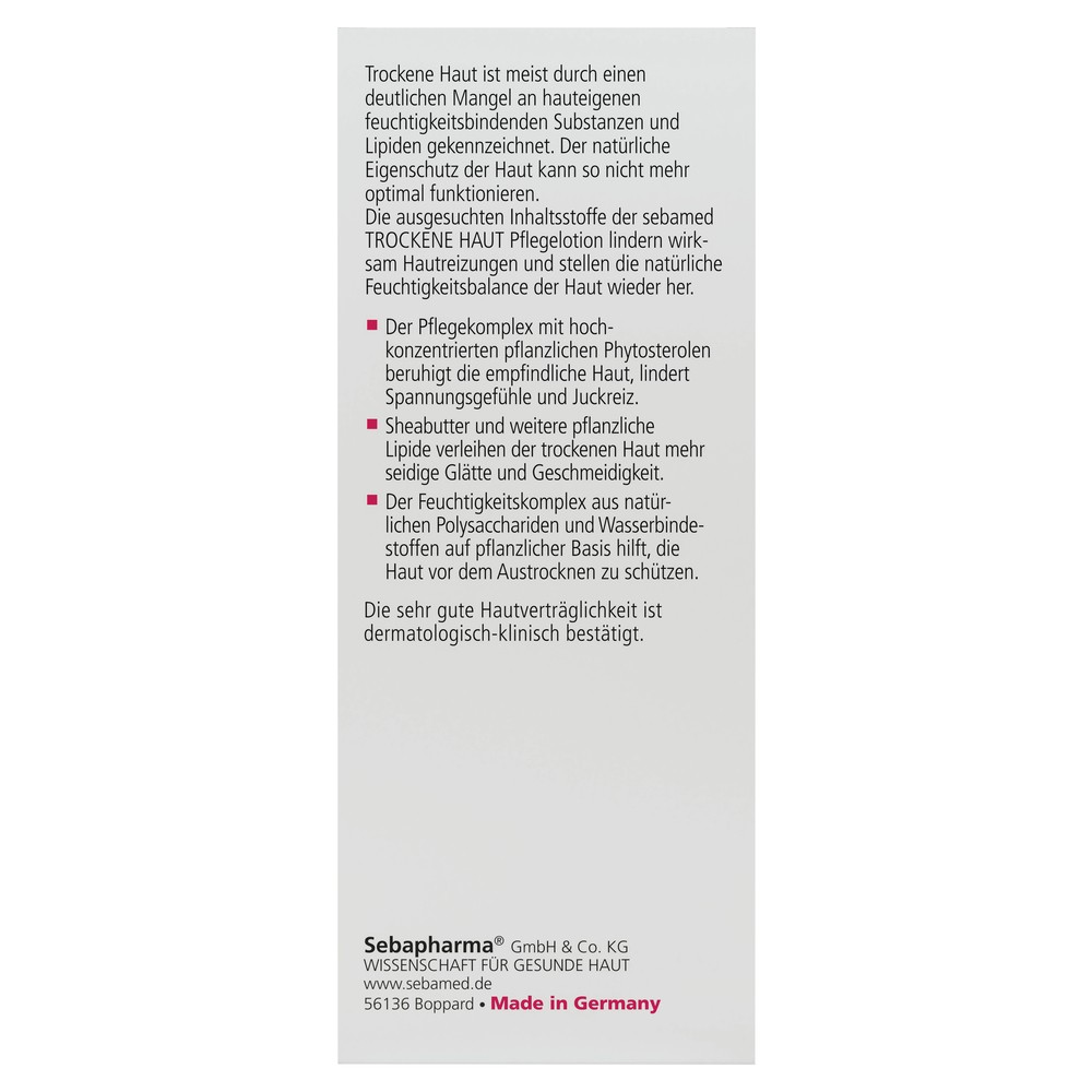 sebamed TROCKENE HAUT PFLEGE LOTION  200 ml Lotion