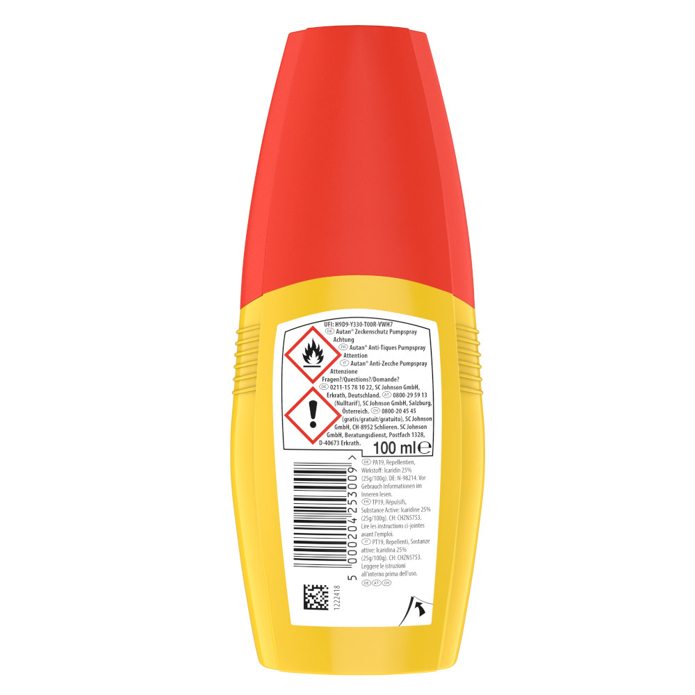 Autan ZECKENSCHUTZ INSEKTENSCHUTZ 100 ml Spray