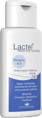 LACTEL Nr.2 Shampoo gegen festhaftende Schuppen 100 ml Shampoo