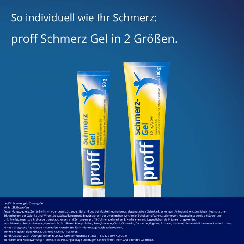 proff Schmerz Gel 50mg / g 100 g Gel