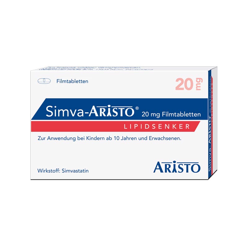 Simva-Aristo 20mg 100 St Filmtabletten