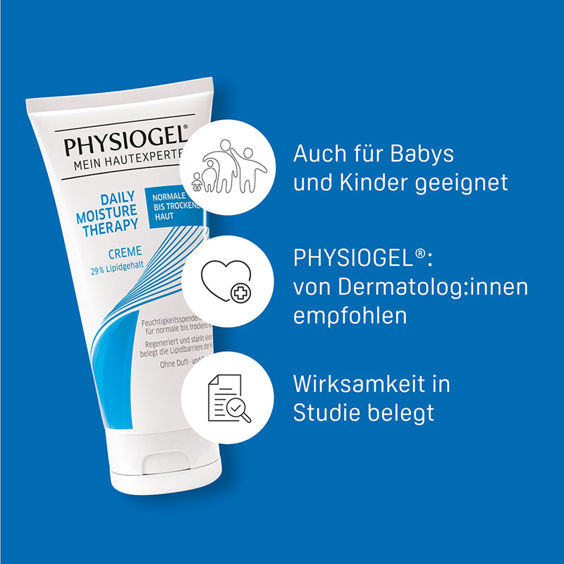 PHYSIOGEL Daily Moisture Therapy Creme normale bis trockene Haut  75 ml Creme