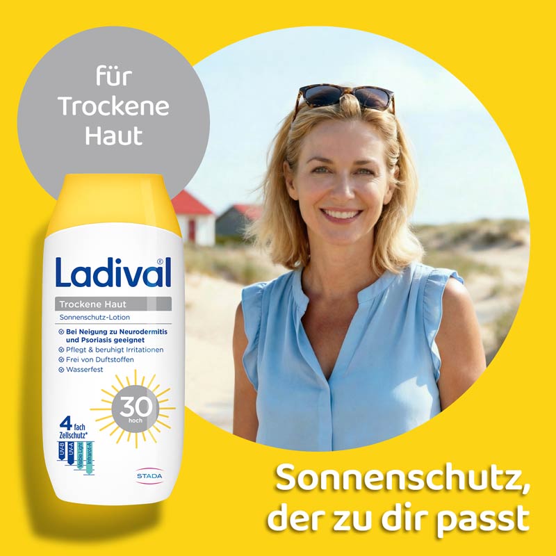 Ladival Trockene Haut Sonnenschutz-Gel LSF 30 200 ml Lotion