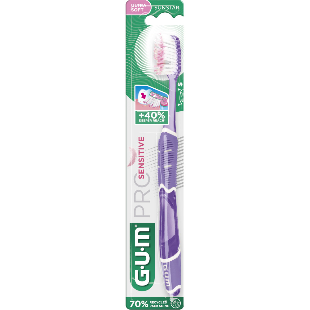 GUM PRO SENSITIVE ULTRA SOFT 1 St Zahnbürste