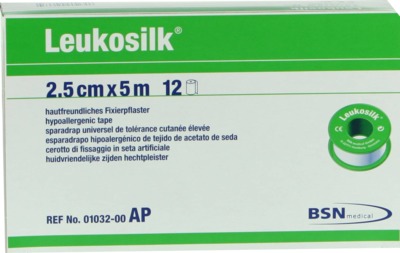 LEUKOSILK 2,5 cmx5 m 12 St Pflaster
