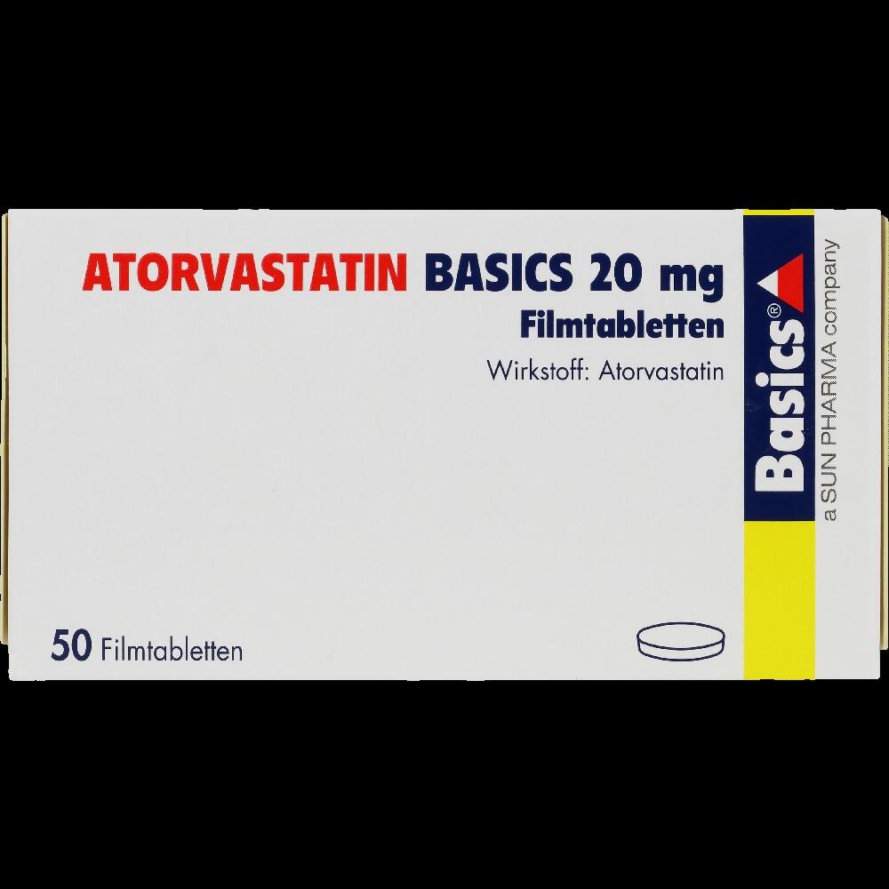 ATORVASTATIN BASICS 20mg 50 St Filmtabletten