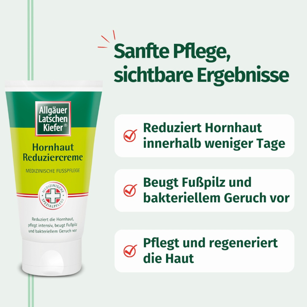 Allgäuer Latschen Kiefer Hornhaut Reduziercreme 150 ml Creme