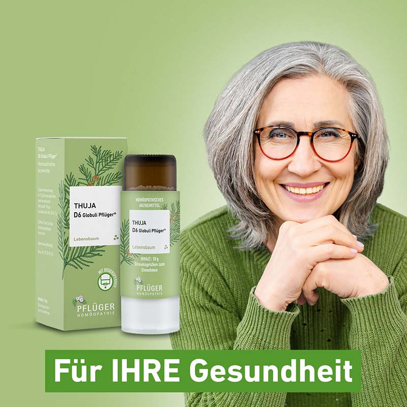 Thuja D6 Globuli Pflüger 10 g Globuli