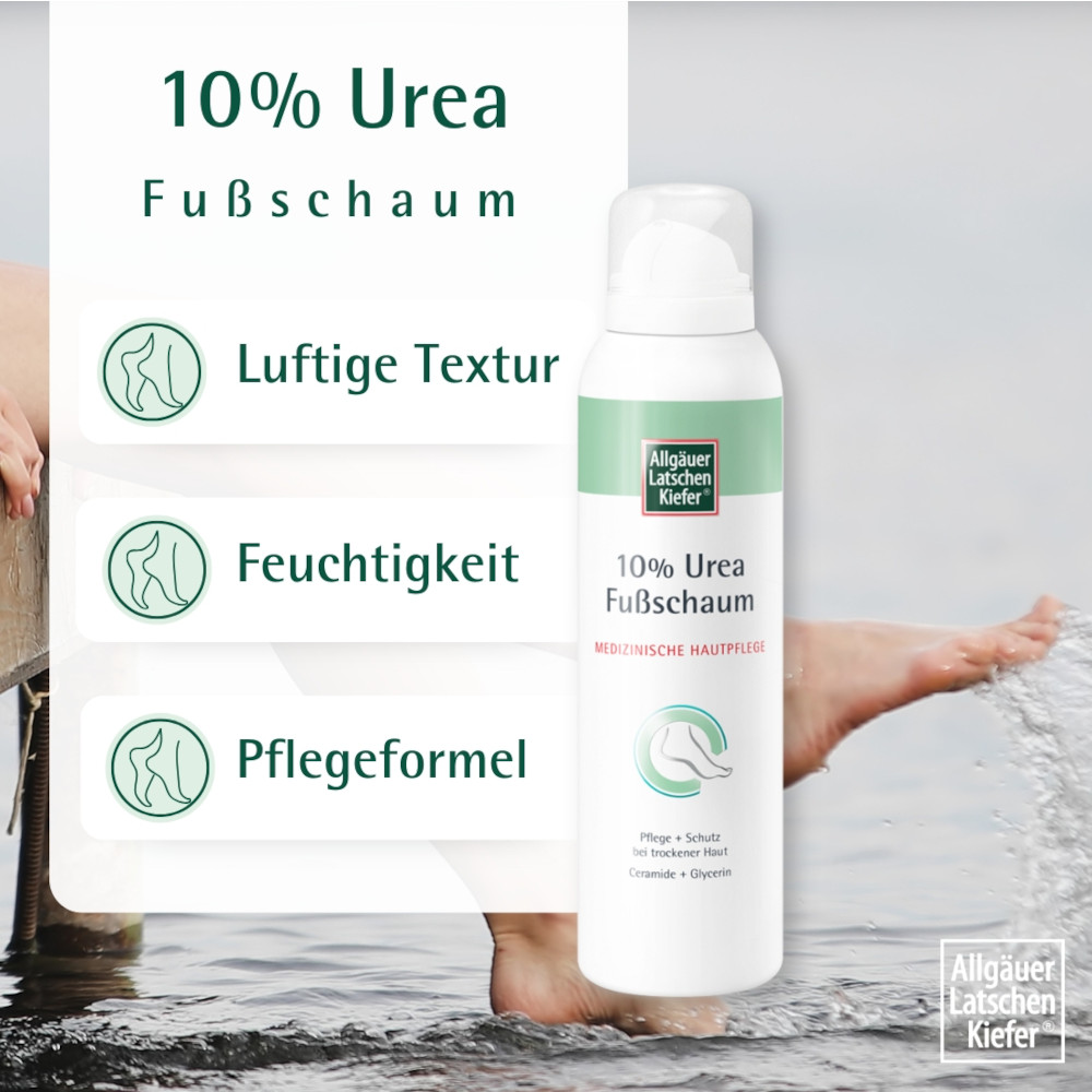 Allgäuer Latschenkiefer 10% Urea Fußschaum 150 ml Schaum