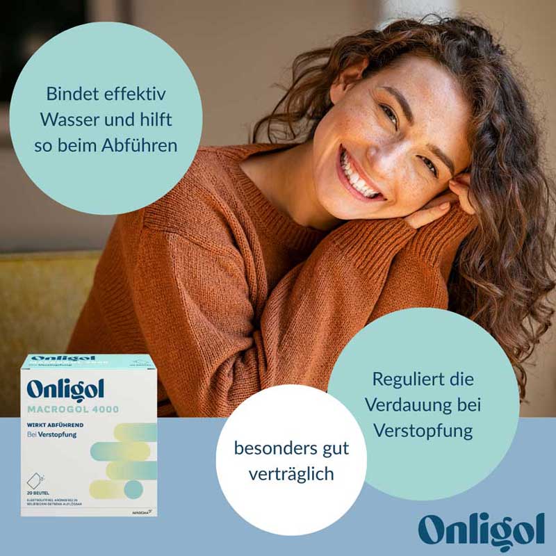 Onligol MACROGOL 4000 Bei Verstopfung, Obstipation 20X10 g Pulver