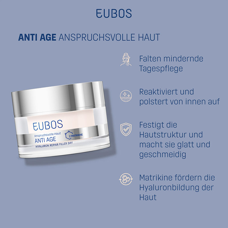 EUBOS ANTI AGE HYALURON REPAIR FILLER DAY 50 ml Creme