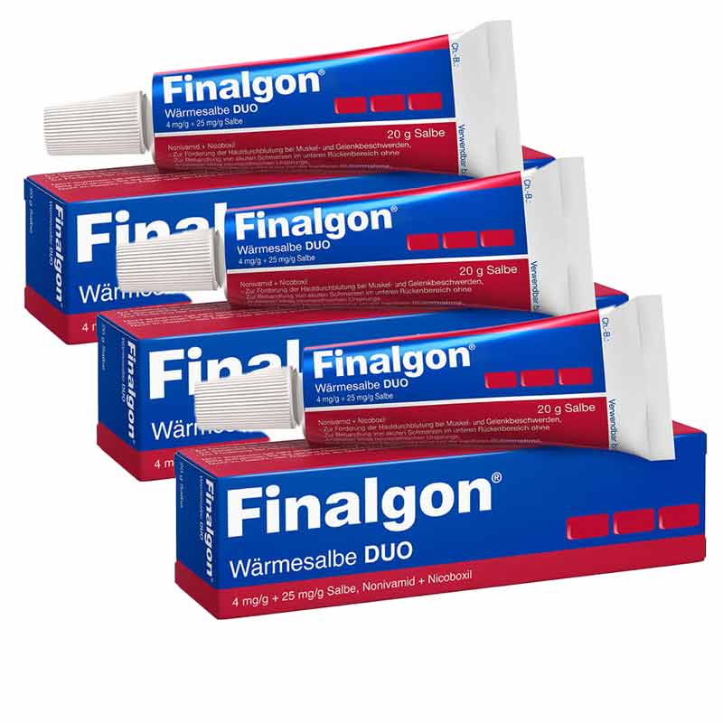 Finalgon Wärmesalbe DUO 3er Set 3X20 g Salbe