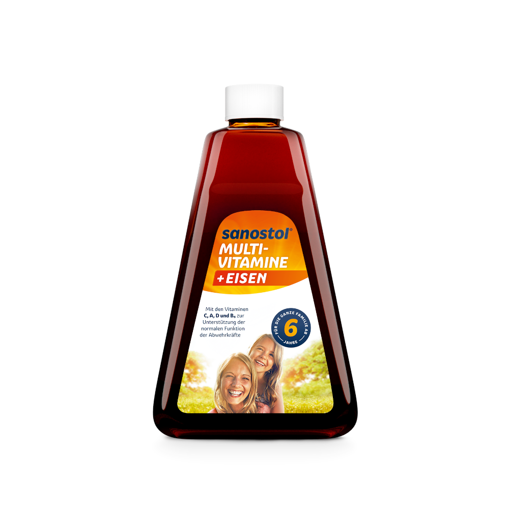 sanostol MULTIVITAMINE + EISEN 230 ml Saft