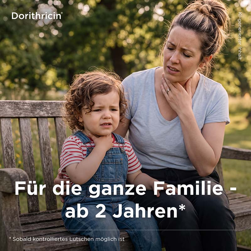 Dorithricin Waldbeere Lutschtabletten bei Halsschmerzen  20 St Lutschtabletten